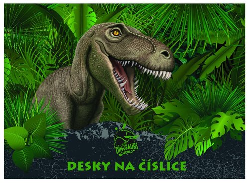 Karton P+P Desky na číslice T-rex