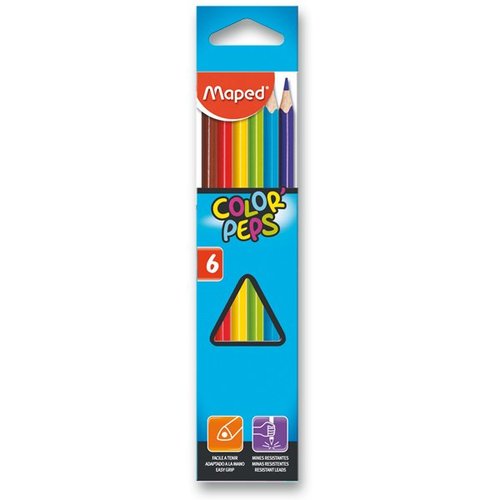 Pastelky MAPED ColorPeps, 6 barev