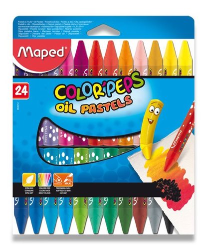 Olejov pastely Maped ColorPeps Oil Pastels - 24 barev