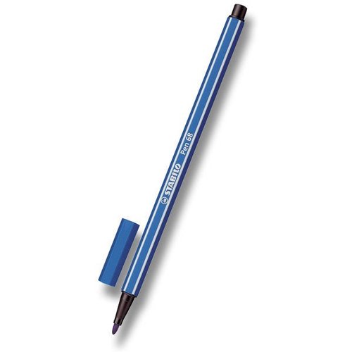 Stabilo Pen 68, tm. modr