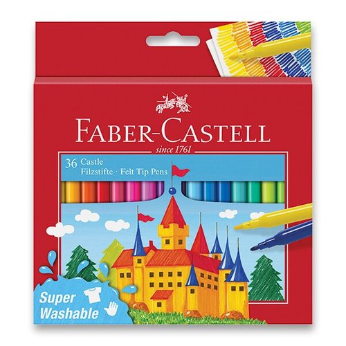 Dtsk fixy Faber-Castell Castle 36 barev
