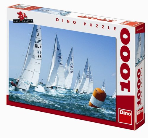 DINO Puzzle Závodní plachetnice 1000 dílků