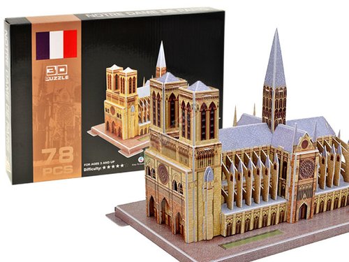 3D Puzzle Katedrála Notre Dame