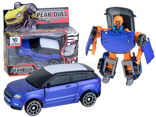 Transformer robot/auto modrý