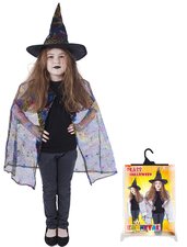 Karnevalový kostým Čarodějnice/halloween - plášť + klobouk