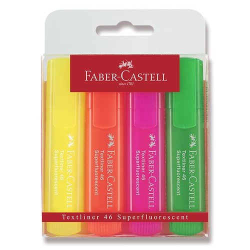 Faber-Castell Zvýrazňovač Textliner 1546 4 kusy