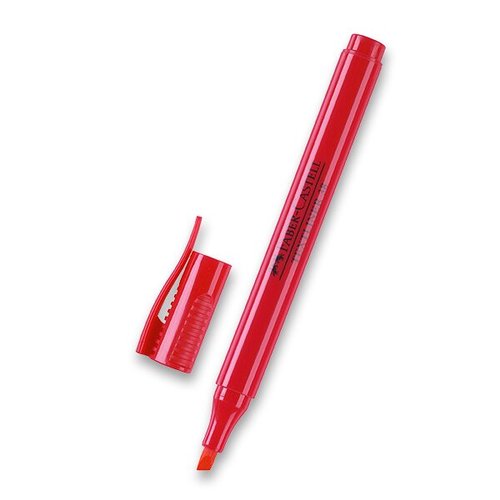 Zvýrazňovač Faber-Castell Textliner 38 červený