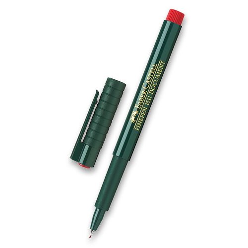 Faber-Castell Popisovač Finepen 1511 červený