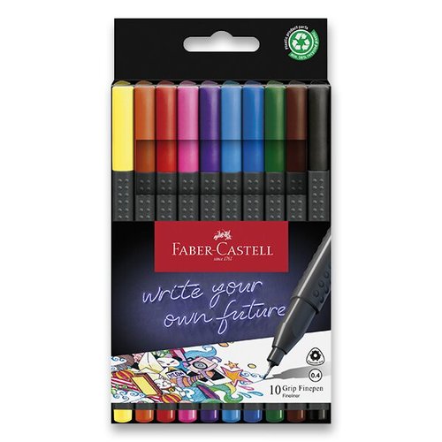 Faber-Castell Popisova Grip 10 barev