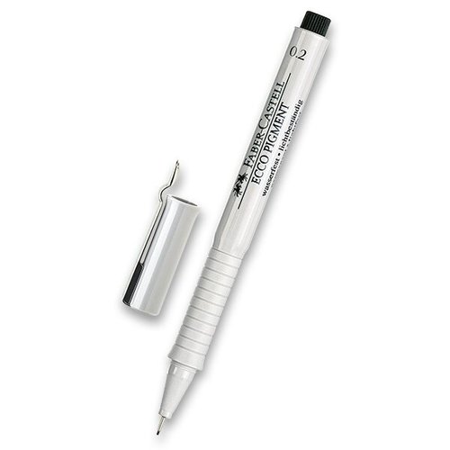 Faber-Castell Popisova Ecco Pigment - ern 0,2 mm, ern