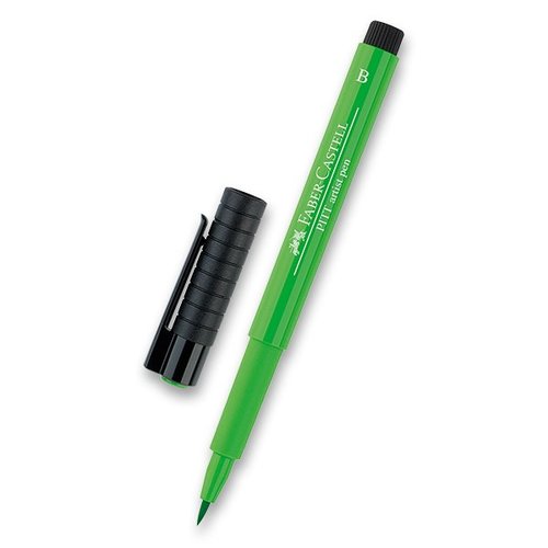 Faber-Castell Popisova Pitt Artist Pen Brush - zelen odstny 112