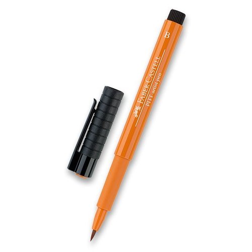Faber-Castell Popisova Pitt Artist Pen Brush - lut a oranov odstny 186