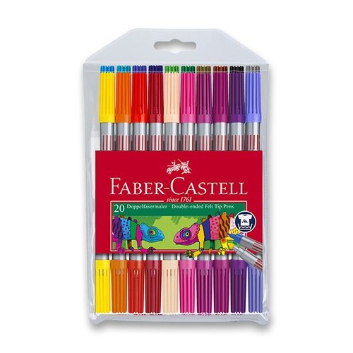 Faber-Castell Dtsk fixy 20 barev