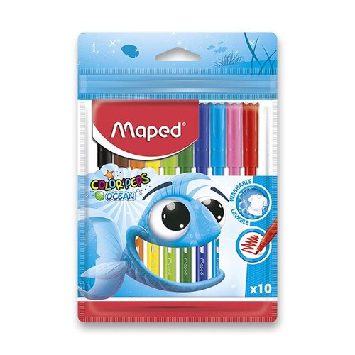 Dtsk fixy Maped Color&#039;Peps Ocean - 10 barev