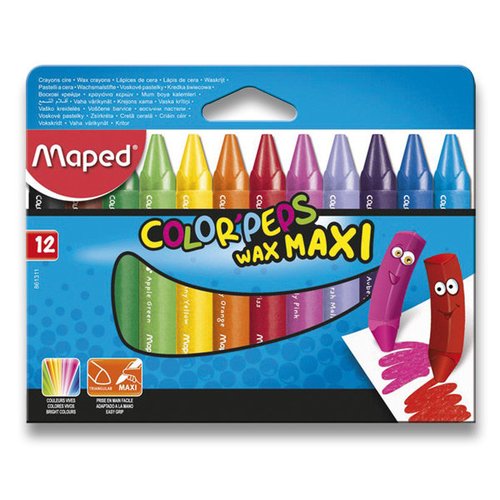 Voskovky Maped Color&#039;Peps Wax Jumbo - 12 barev