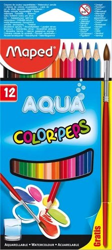 Pastelky Color Peps Aqua 12ks + ttec