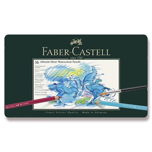 Faber-Castell Akvarelov pastelky Albrecht Drer plechov krabika, 36 barev