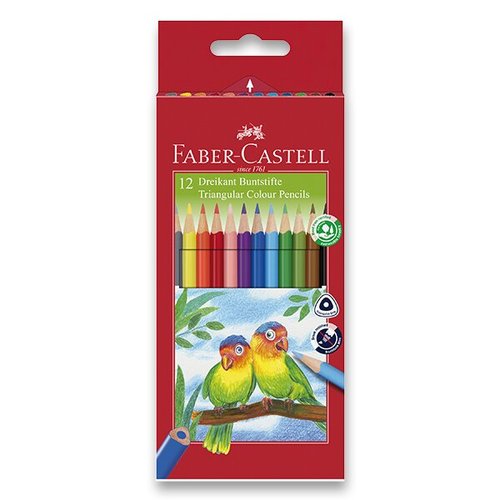 Faber-Castell Pastelky trojhrann 12 barev + oezvtko