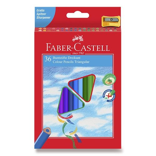 Faber-Castell Pastelky trojhrann 36 barev + oezvtko