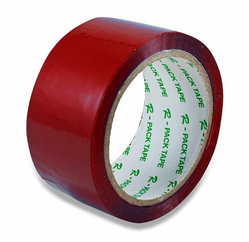 Barevná samolepící páska Aero, 48 mm x 66 m, červená