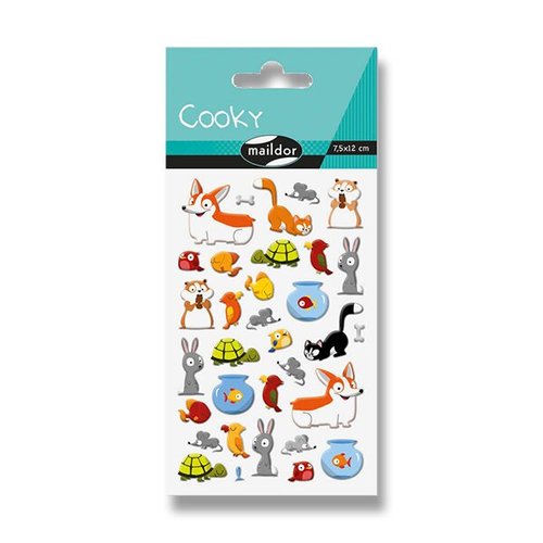 Samolepky Maildor 3D Cooky Domc zvtka
