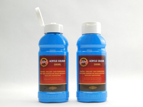 Barva akrylov 500ml cyan 1627/0405