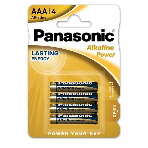 Baterie Panasonic Alkaline Power - AAA, 4 ks