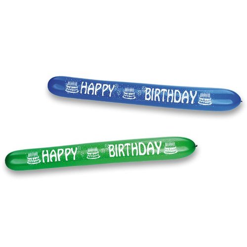 Amscan Nafukovací balónky Happy birthday, 2 ks