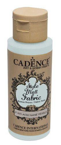 Barvy na textil Cadence Style Matt Fabric, mat. sv. zelen, 59 ml