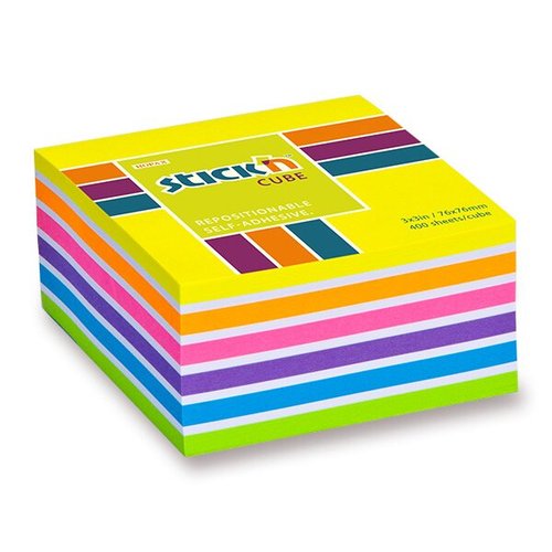 Samolepic bloek Neon Stickn Notes - 76 x 76 mm, 400 list lut