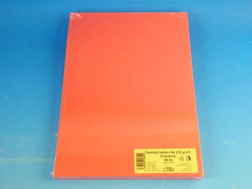 Kreslící karton A4 225 g/50 oranžový