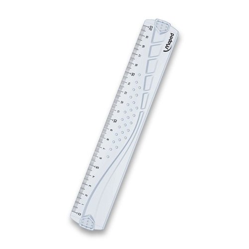 Plastové pravítko Graphic MAPED Graphic 20 cm