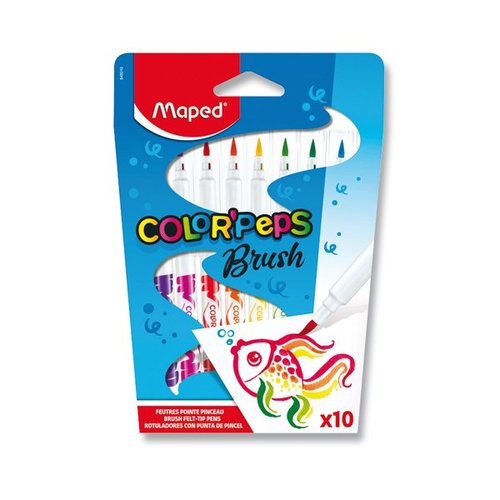 Fixy Maped Color?Peps Brush - 10 barev