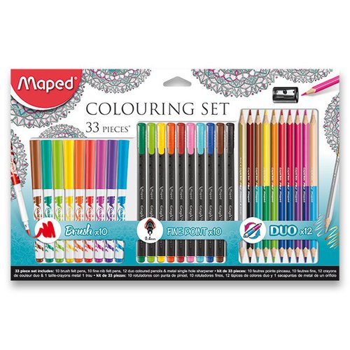 Maped Vtvarn sada Coloring set - 33 kus