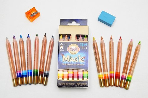 Pastelky MAGIC natur 12 + 1