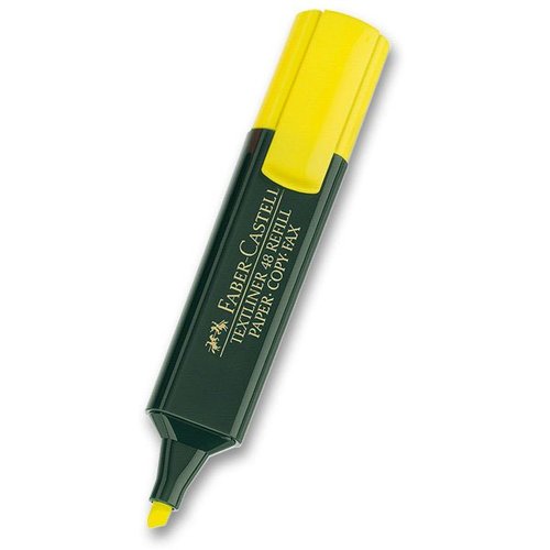 Zvýrazňovač FABER-CASTELL Textliner, žlutá