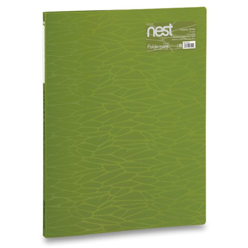 FolderMate Katalogov kniha Nest - A4, 20 foli, olivov zelen