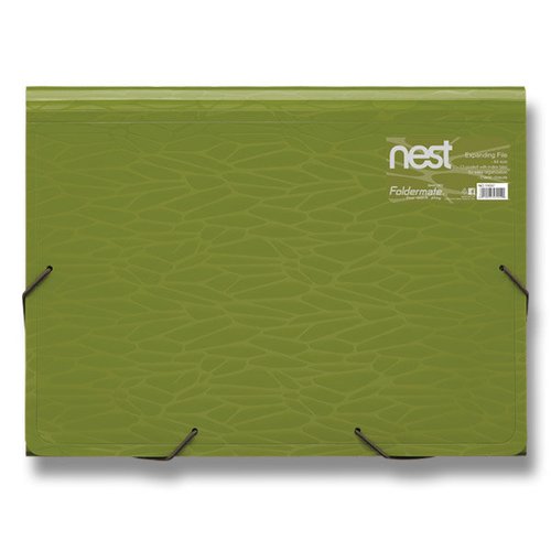 FolderMate Aktovka na spisy Nest - 330 x 240 x 35 mm, zelen
