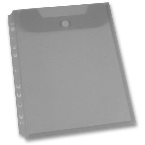 Foldermate Clear - zakládací spisovka s drukem - kouřová