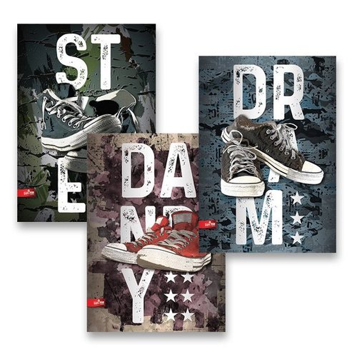 koln seit The Best Sneakers - A4, linkovan, 40 list, mix motiv