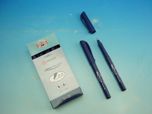Popisova fine liner ern