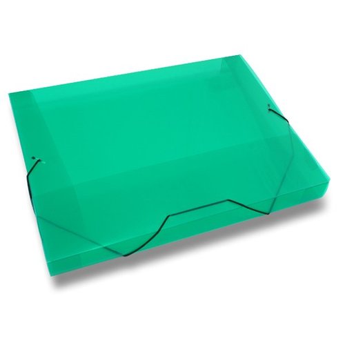 Karton P+P PP Transparent - 3chlopov desky A4, zelen