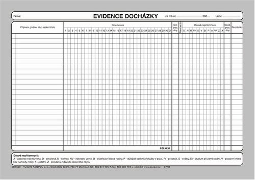 Asopol 080500 Evidence dochzky