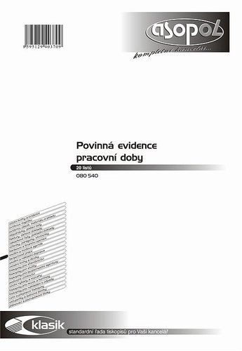 Asopol 080540 Povinn evidence pracovn doby