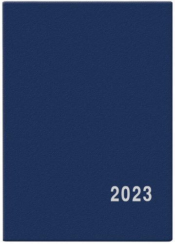Měsíční diář Anežka 2023 - PVC - modrá
