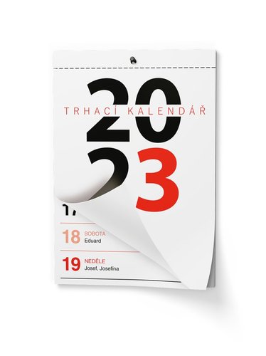 Nástěnný kalendář 2023 - Trhací kalendář - A5