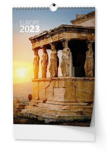 Nástěnný kalendář 2023 - Europe - A3