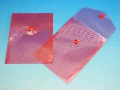 Oblka A6 transparentn erven s drukem