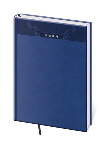 Stil Denní diář A5 Print Classic modrý 2024