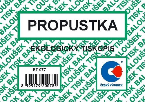 Propustka A7